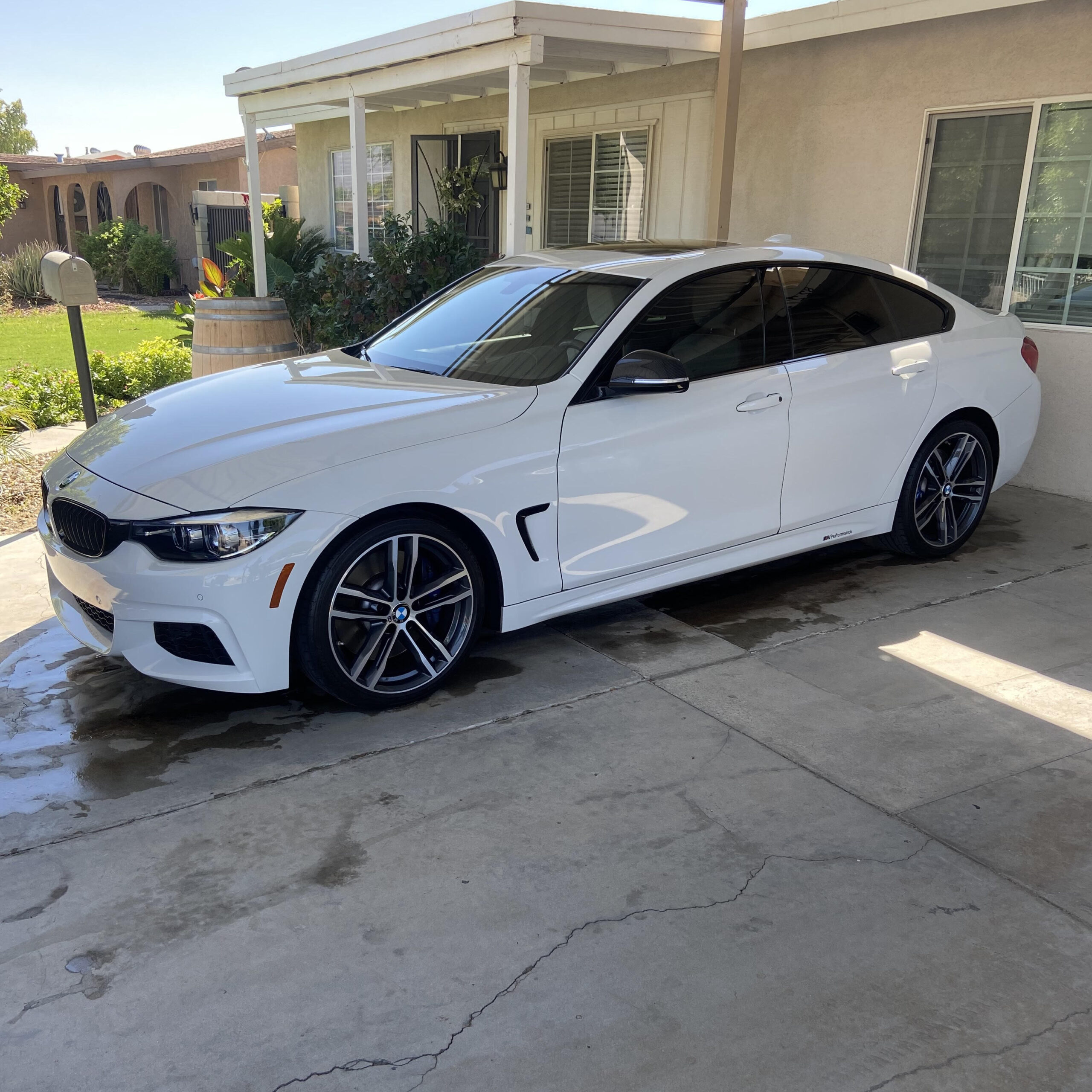 Car Wash and Wax on BMW 3 Series