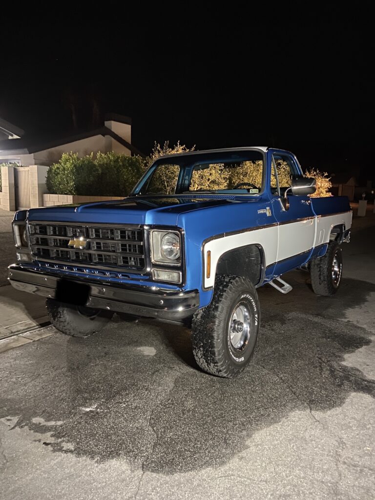 Full Detail on Chevy Truck in Palm Desert