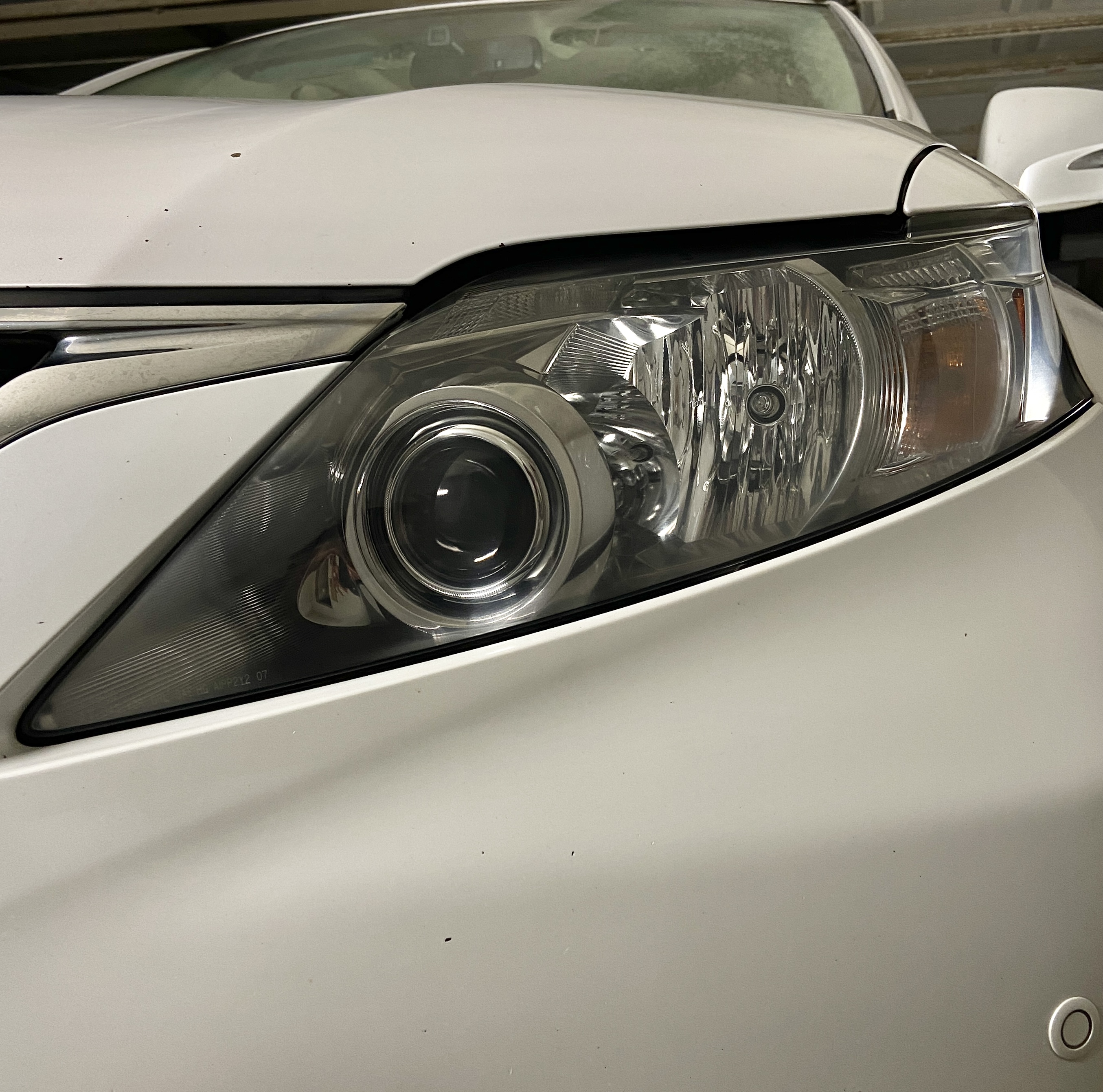After Headlight restoration service