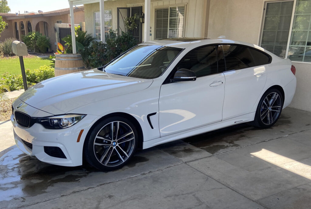 Car Wash and Wax on BMW 3 Series